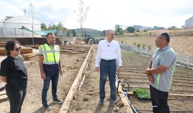 Başkan Çiftçi, Bahçem Çayırova projesini inceledi