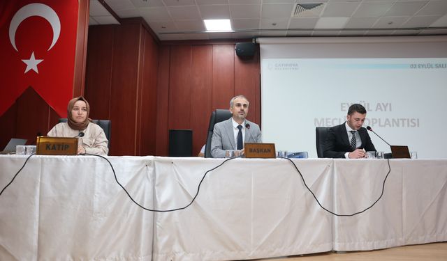 Çayırova’da Eylül ayı meclisi tamamlandı