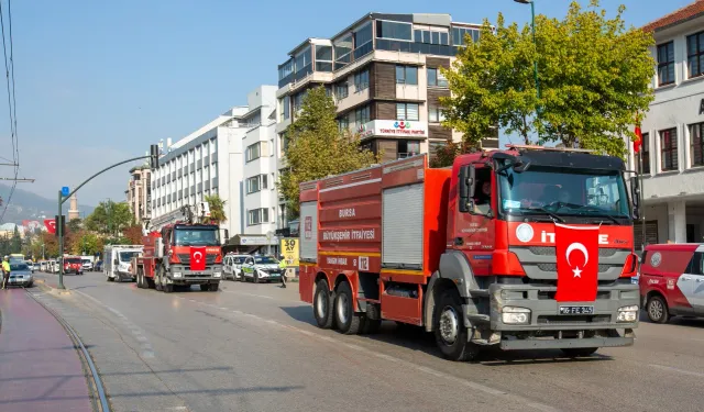 Bursa İtfaiyesi üç asırdır vatandaşın hizmetinde