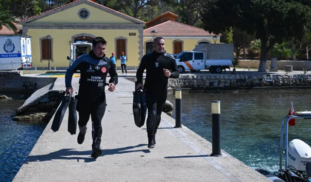 İzmir Urla’da nefes kesen deprem ve tsunami tatbikatı