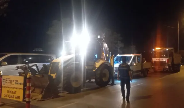 Kocaeli’de yola beton döken kamyonun  firmasına ceza!