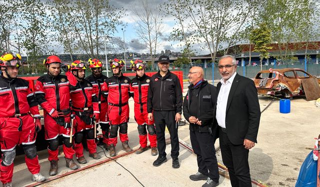 AFAD ve Kocaeli İtfaiyesi’nden ortak eğitim