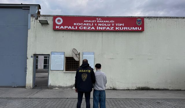 4 yıl 5 ay 10 gün hapis cezası bulunan şahıs yakalandı