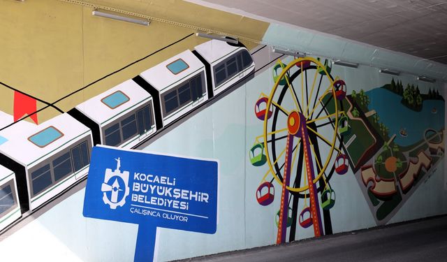 Kocaeli’de trafo ve alt geçitler sanatla renkleniyor
