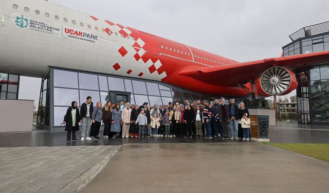 Özel öğrenciler, Uçak Park’ı ziyaret etti