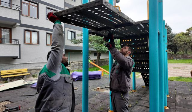 Çayırova’da iki park daha yenileniyor