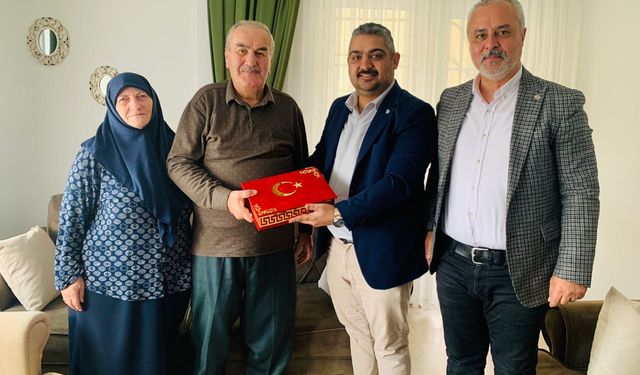 Başiskele’de Kıbrıs gazilerine anlamlı ziyaret