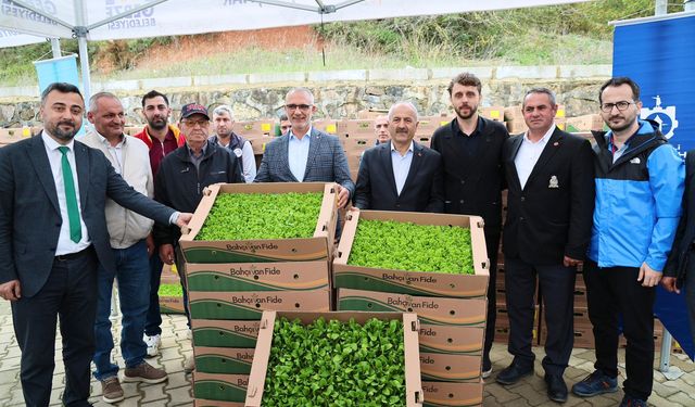 Sebze Fidesi Dağıtım Töreni Kadıllı’da Gerçekleşti