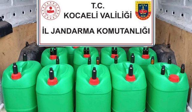 400 Litre Sahte İçki Ele Geçirildi