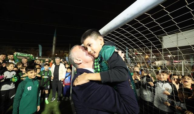 Başkan Büyükakın Kerem'e verdiği sözü tuttu