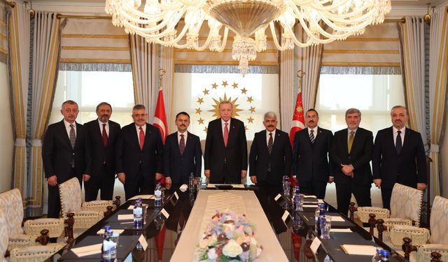 Kocaeli heyeti, Cumhurbaşkanı Erdoğan ile görüştü