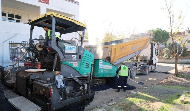 90 sokakta yol düzenlemesi gerçekleştiriliyor