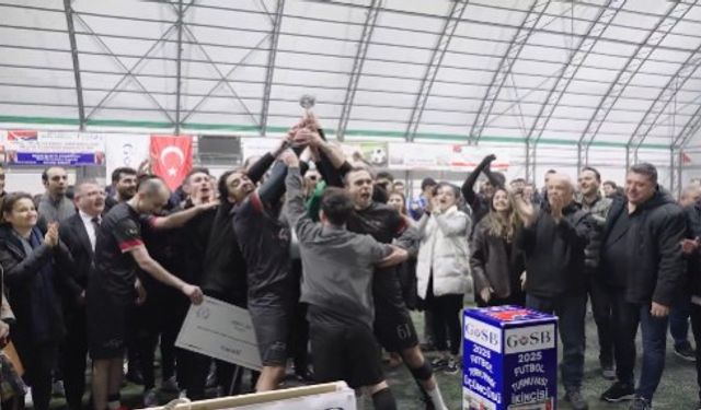 GOSB Futbol Turnuvası'nda Şampiyon Siemens Oldu!