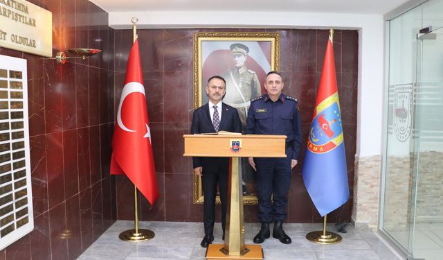 Vali Aktaş’tan, Jandarma Personeline Başarı Belgesi