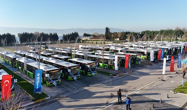 Büyükşehir filosuna 68 yeni otobüs