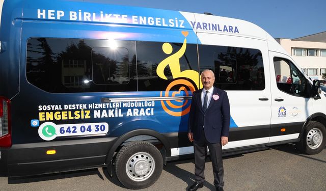 Engelliler için yeni hizmet aracı
