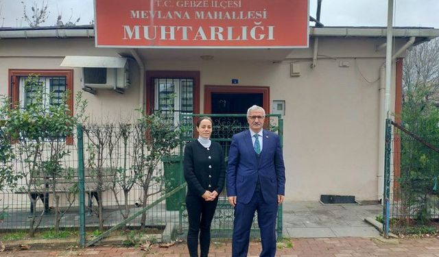 Gebze Kaymakamı Özyiğit’ten Muhtarlık Ziyareti
