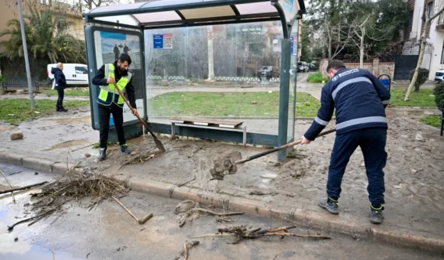 İzmir Bornova'da sel alarmı