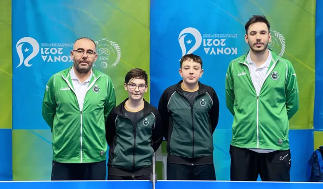 Konya Karatay Masa Tenisi Takımı'ndan milli gurur