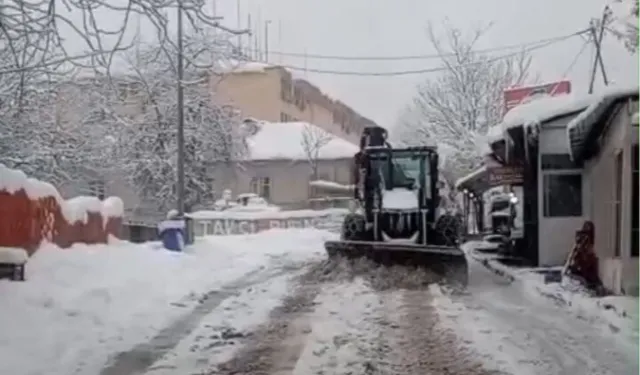 Tunceli'de son 65 yılın en yoğun kar yağışı