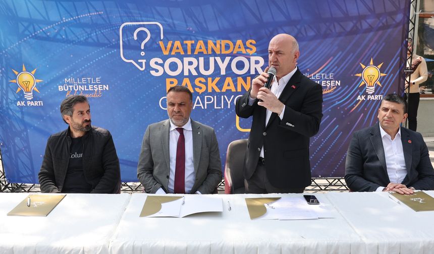 Bıyık, Osmangazi Mahallesi Sakinleriyle Buluştu