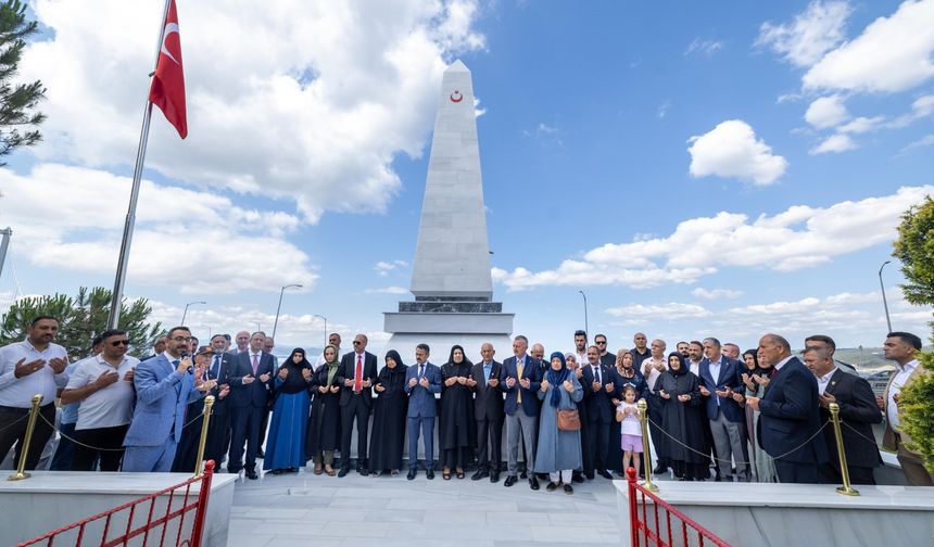 Diliskelesi Şehitlik Anıtı açıldı