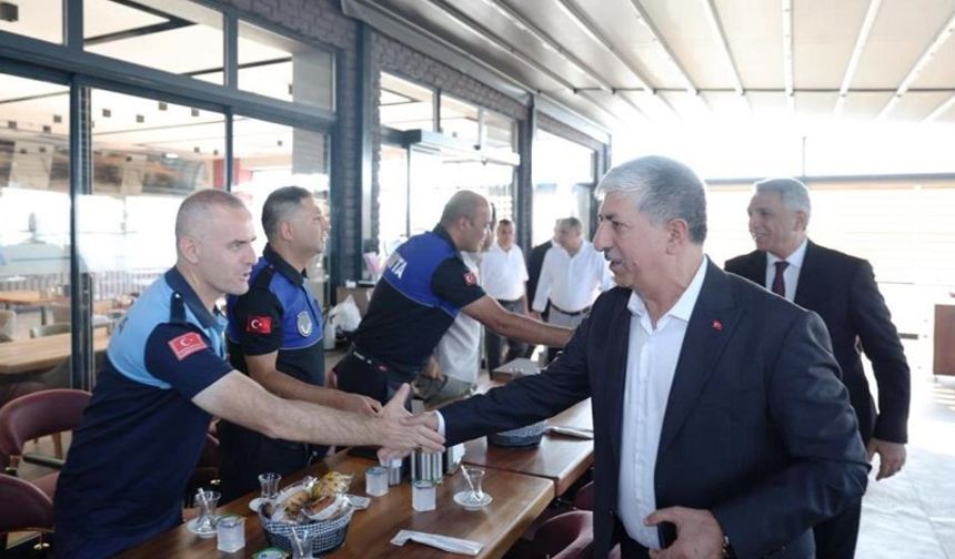 Ömeroğlu, Zabıta Teşkilatıyla Kahvaltıda Buluştu