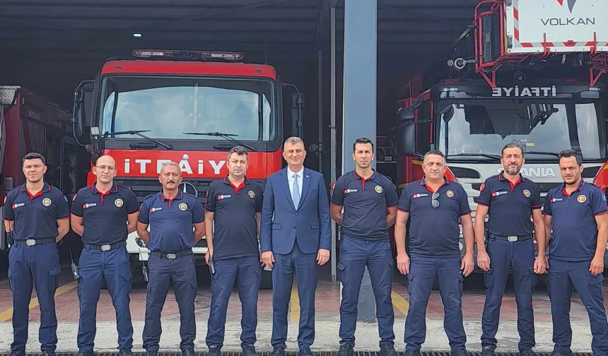 Başkan Sezer’den kahraman itfaiyecilere anlamlı ziyaret