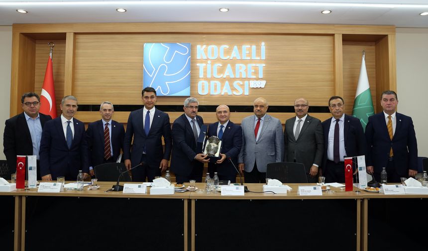 Kocaeli Ticaret Odası, İYİ Parti heyetini ağırladı