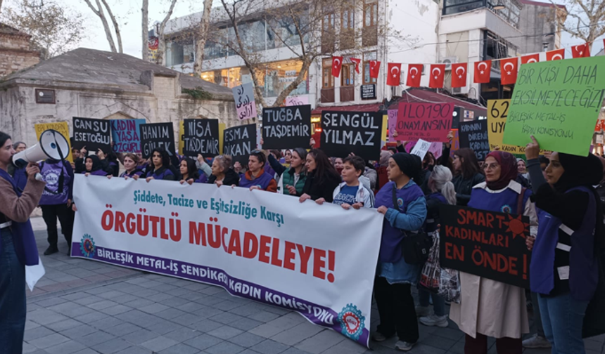 Metal İşçisi Kadınlar Gebze'de Ses Yükseltti