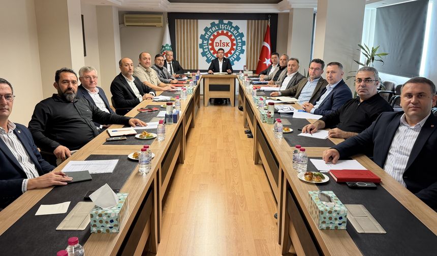 Birleşik Metal-İş Sendikası Başkanlar Kurulu Toplandı