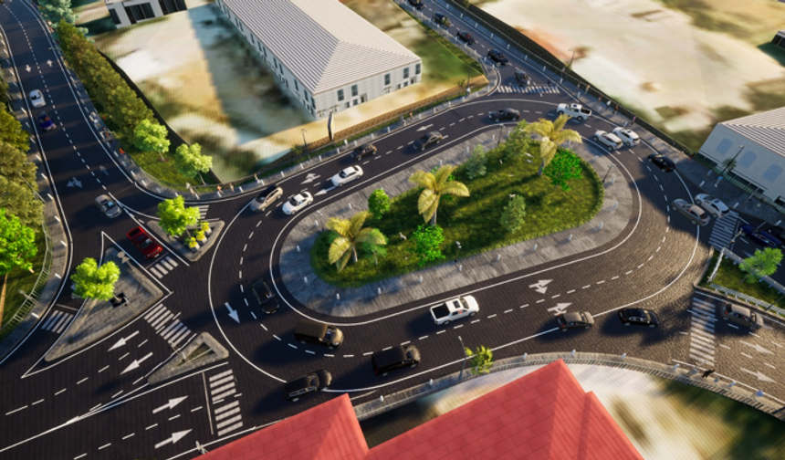 Ahmet Penbegüllü Bulvarı’nı Yeni Dönel Kavşak