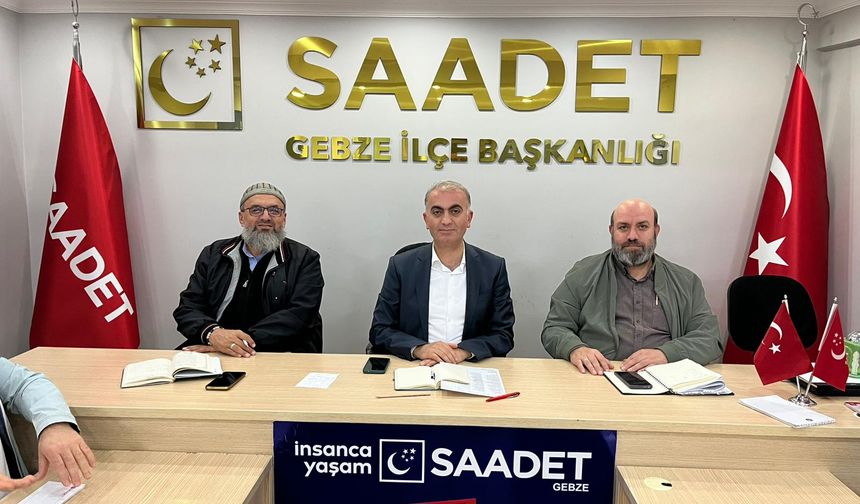 SP lideri Mahmut Arıkan Gebze’ye Geliyor
