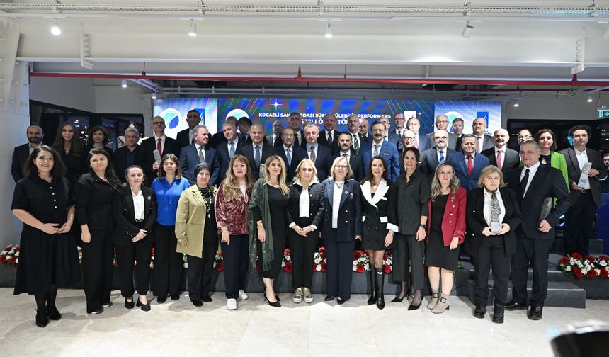 KSO sürdürülebilir performans ödüllerini sahiplerini buldu