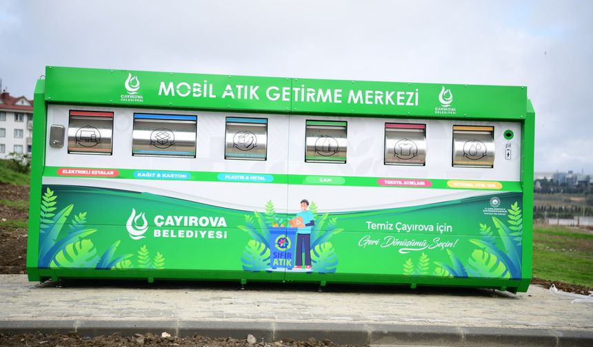 Çayırova’da 4 yeni noktaya atık getirme merkezi