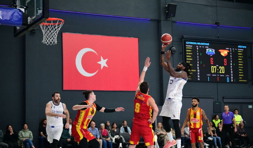 Çayırova Belediyesi, Göztepe'yi 87-78 ile geçti