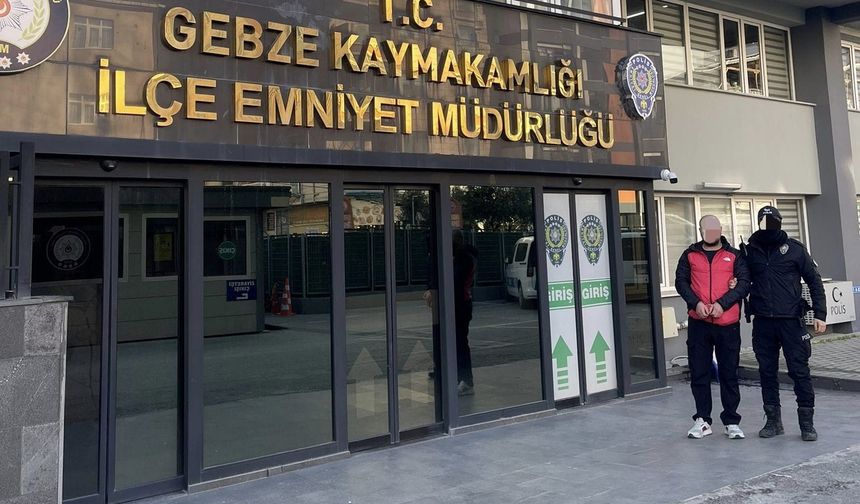 16 yıl hapis cezasıyla aranıyordu, Gebze'de yakalandı!