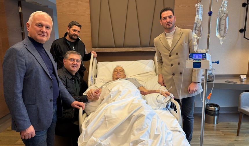 Sefa Sirmen’e Geçmiş Olsun Ziyareti