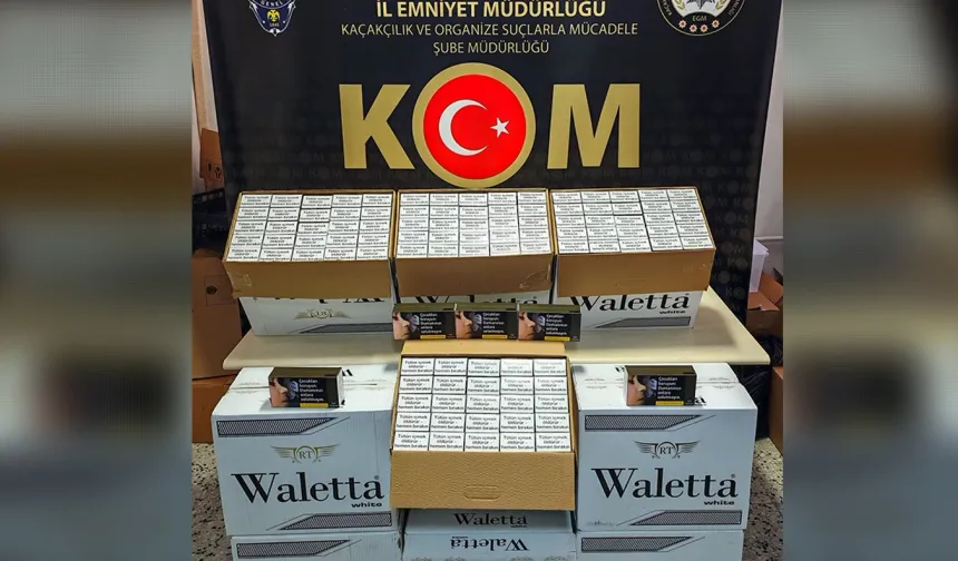 Bilecik'te 100 bin bandrolsüz makaron ele geçirildi