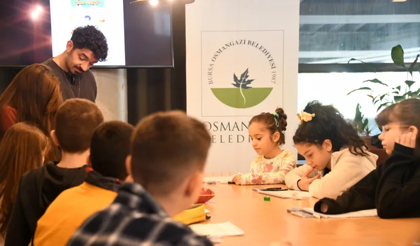Çocuklar Osmangazi'de sanat dolu günler yaşıyor