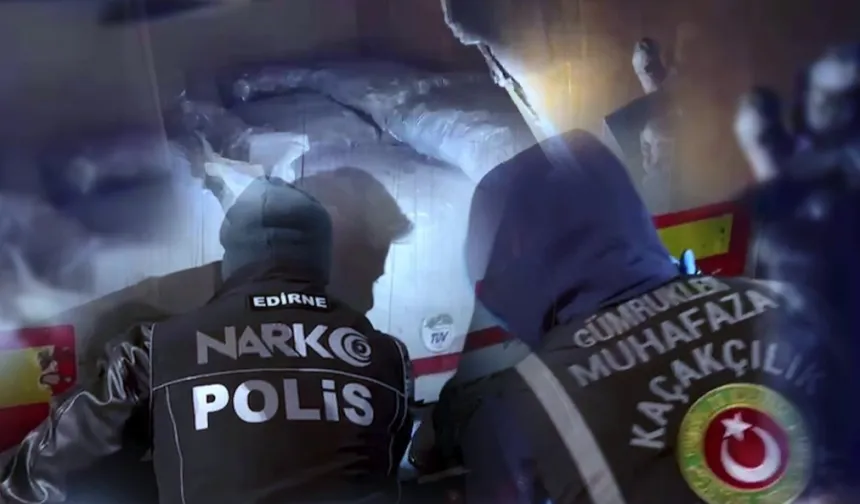 Edirne'de zehir tacirlerine operasyon!