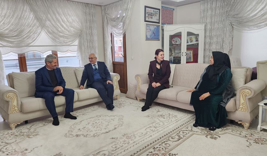 Kaymakam Özyiğit’ten Şehit ve Gazi Ailelerine Ziyaret