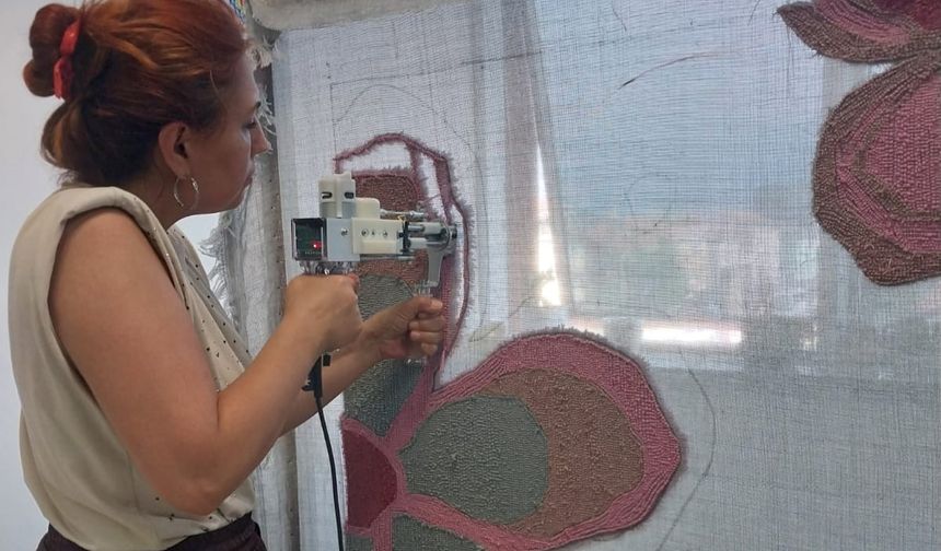 İZGİM Tufting atölyesi kadın girişimcileri destekliyor