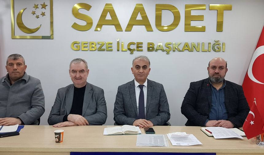 Saadet Partisi Gebze’den "Sağlık" İsyanı!