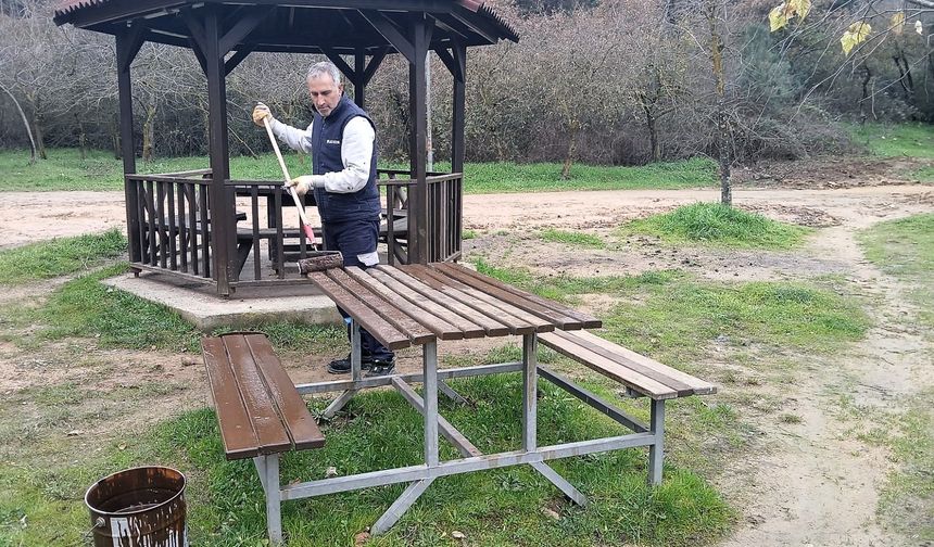 Gebze Gaziler Dağı Tabiat Parkı'na bakım