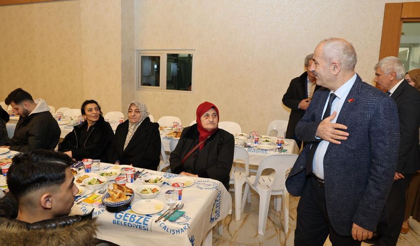 Büyükgöz Şehit Aileleri ve Gazilerle İftarda Buluştu